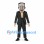 Frankenstein Monster Mascot Costume with Black Suit and Flat Top Hair