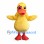 Duck Mascot Costume in Yellow with Orange Beak and Feet