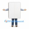 Washing Machine Mascot Costume in White with Front Door Detail