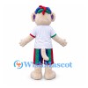 Lion Mascot Costume with Colorful Mane and Striped Shorts