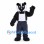 Badger Mascot Costume with White Apron and Blue Pants