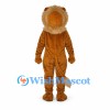 Lion Mascot Costume in Brown with Fluffy Mane