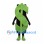 Dollar Sign Mascot Costume in Green with Black Body