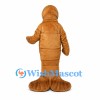 Walrus Mascot Costume in Brown with Large Flippers