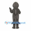 Shark Mascot Costume in Gray with White Belly and Long Tail