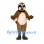 Sloth Mascot Costume in Brown with Cream Belly and Black Eye Patches