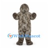 Sloth Mascot Costume with Shaggy Gray Fur