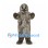Sloth Mascot Costume with Shaggy Gray Fur