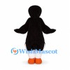 Penguin Mascot Costume in Black and White with Orange Beak