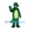 Dinosaur Mascot Costume in Green with Pale Yellow Belly