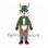 Reindeer Mascot Costume with Green Top Hat and Vest