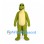 Crocodile Mascot Costume in Lime Green with Cream Belly