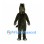 Horse Mascot Costume in Dark Brown with Black Mane