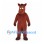 Horse Mascot Costume in Reddish Brown with Black Mane