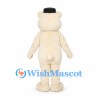 Polar Bear Mascot Costume with Black Bowler Hat