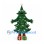 Christmas Tree Mascot Costume with Star Top and Gift Box Shoes