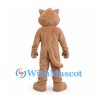 Cat Mascot Costume in Tan with Cream Belly and Long Tail