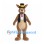 Kangaroo Mascot Costume with Black Top Hat and Red Tie