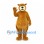 Bear Mascot Costume in Golden Brown with Cream Muzzle