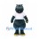Dinosaur Mascot Costume in Dark Teal with White Shirt