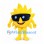 Sun Mascot Costume in Yellow with Large Black Sunglasses