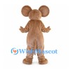 Mouse Mascot Costume in Tan with Large Round Ears
