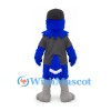 Blue Jay Mascot Costume with Gray Shirt and Black Cap