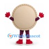 Pie Mascot Costume with Red Gloves and Sneakers