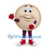 Pie Mascot Costume with Red Gloves and Sneakers