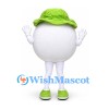 Eyeball Mascot Costume with Green Bucket Hat