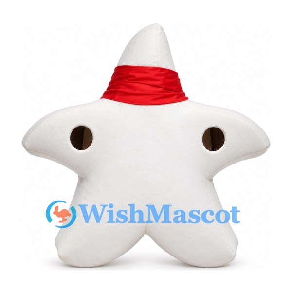 White Star Mascot Costume with Red Headband