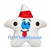 White Star Mascot Costume with Red Headband