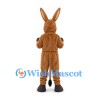 Brown Donkey Mascot Costume with Long Ears