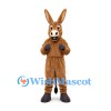 Brown Donkey Mascot Costume with Long Ears