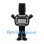 Black Digital Watch Mascot Costume with Silver Screen Frame