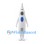 Electric Toothbrush Mascot Costume in White with Blue Button