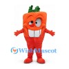 Carrot Mascot Costume with Large Front Teeth