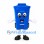 Blue Wheelie Bin Mascot Costume with Smiling Face