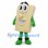 Cheese Block Mascot Costume with Green Arms and Legs