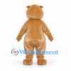 Tan Bear Mascot Costume with Cream Muzzle