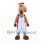 Camel Mascot Costume with White Basketball Uniform