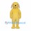 Yellow Dog Mascot Costume with Cream Floppy Ears