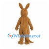 Brown Kangaroo Mascot Costume with Joey Pouch