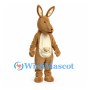 Brown Kangaroo Mascot Costume with Joey Pouch