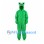 Frog Mascot Costume in Green with Hooded Head