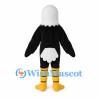 Eagle Mascot Costume with White Head and Black Wings