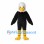 Eagle Mascot Costume with White Head and Black Wings