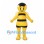 Bee Mascot Costume in Yellow and Black with Wings