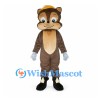 Monkey Mascot Costume in Brown with Yellow Cap
