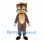 Monkey Mascot Costume in Brown with Yellow Cap